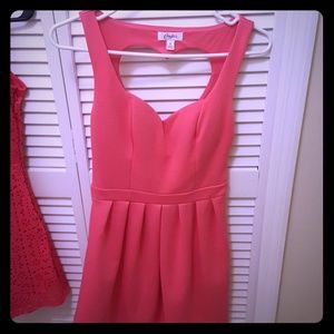Pink party dress